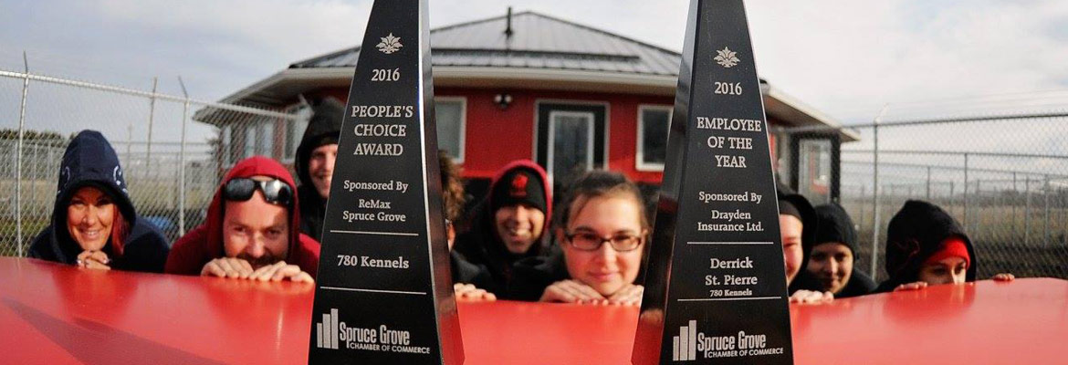 Edmonton's best dog kennels & staff awarded People's Choice.