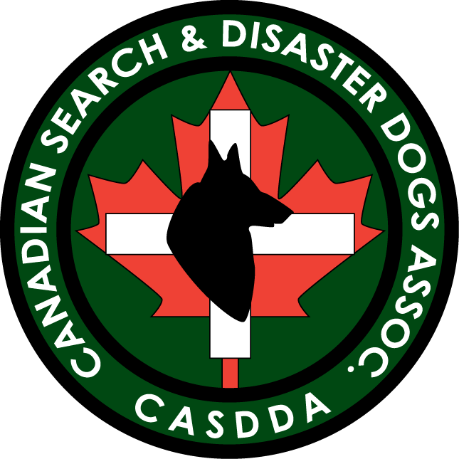 Canadian Search & Disaster Dogs Association logo.